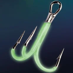 Behr Power-Drillinge selbstleuchtend Gr. 6/0 5 Stück / Pack Angelhaken