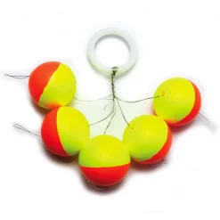 Behr runde Forellen-Pilotpose 20mm Rot-Gelb