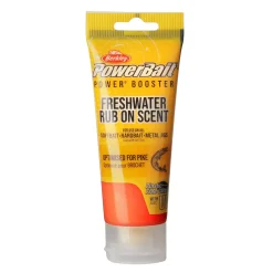 Berkley PowerBait Gel 80ml Fishoil Orange Gold Flake Gel Lockstoff