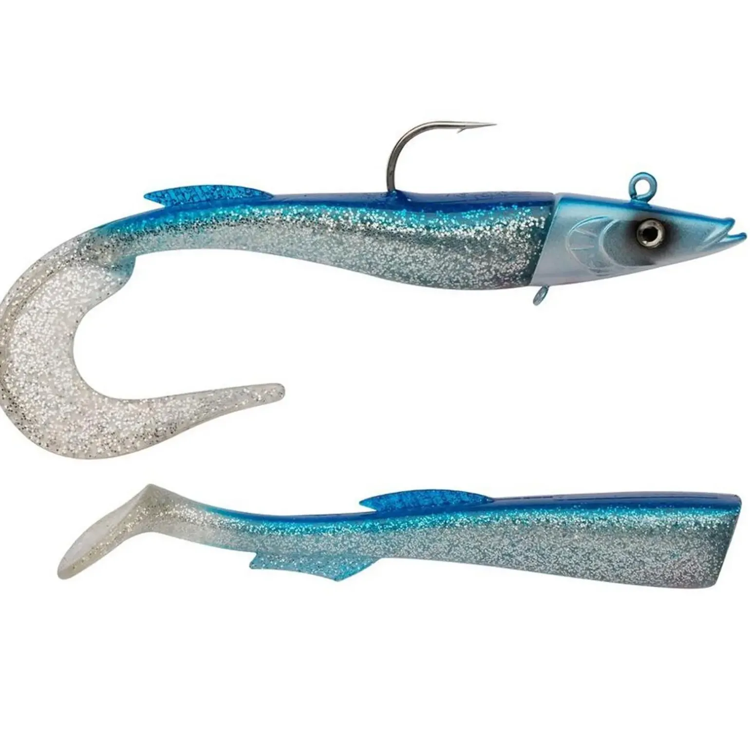 Berkley PowerBait Sandeel 21cm 160g Metallic Blue Gummifisch Meeresangeln