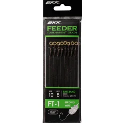 BKK Feeder Tournament FT-1 Bait Band Rigs-Braid 8# Feeder-Rig