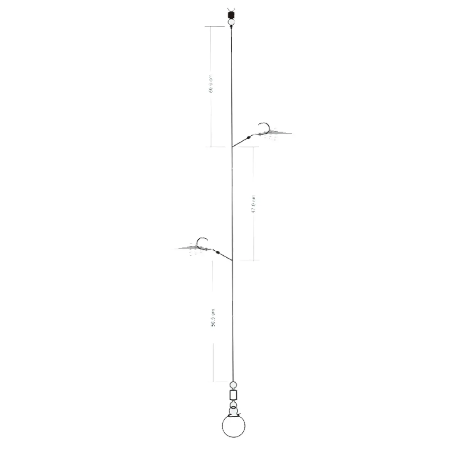 BKK Hyper Flash B1 Glow Heavy Circle Smokin' Salmon #1/0 Meerespaternoster