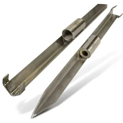 Black Cat Edelstahl-Rutenhalter 0,85m