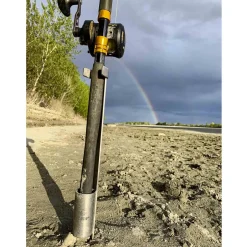 Black Cat Edelstahl-Rutenhalter 0,85m