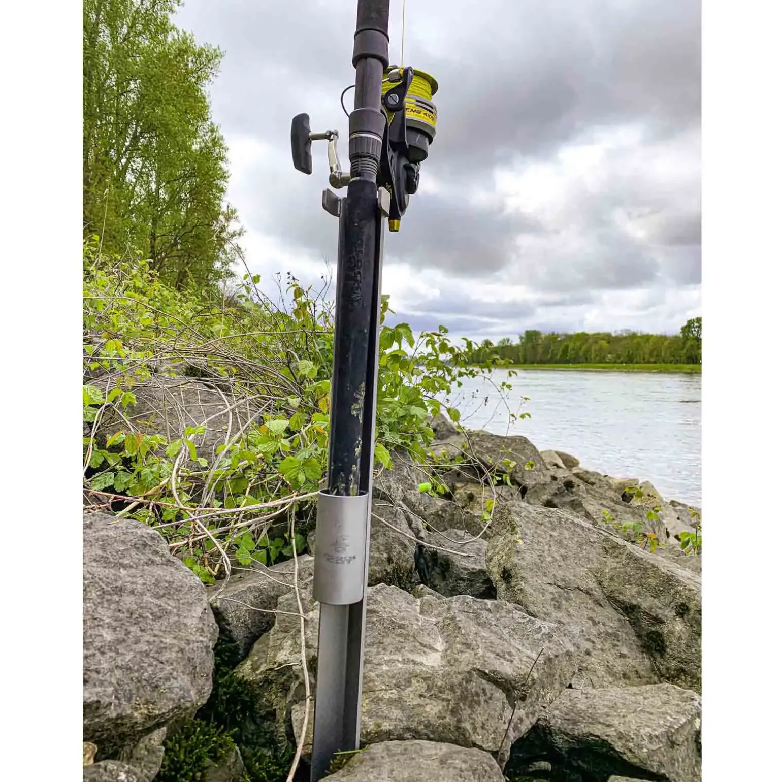 Black Cat Edelstahl-Rutenhalter 0,85m