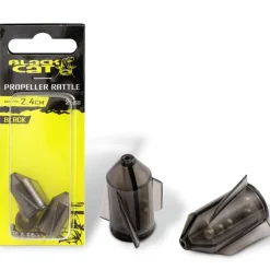 Black Cat Propeller-Rasseln 3,0cm Schwarz 2 Stk. - Wallerangeln Zubehör