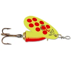 Blue Fox Vibrax Hot Pepper 8g CLNP Gelb-Orange Spinner