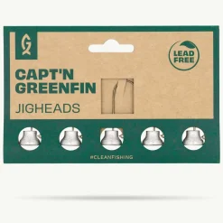 Capt`n Greenfin 9g Leadfree Elephant Jig 2/0 Jighead