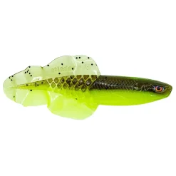 Chasebaits Flacid Shad 3" 7,6cm Lime Tiger Gummifisch
