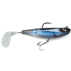 Chasebaits The Swinger 150 Rigged 15cm Pearl Minnow Gummifisch montiert