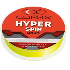 Climax Hyper Spin Fluogelb 300m 0,30mm monofile Angelschnur