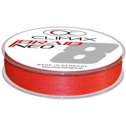 Climax iBraid NEO 135m 0,22mm fluo-red Geflochtene Angelschnur