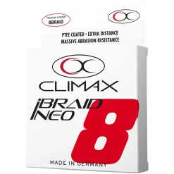 Climax iBraid NEO 135m 0,22mm fluo-red Geflochtene Angelschnur