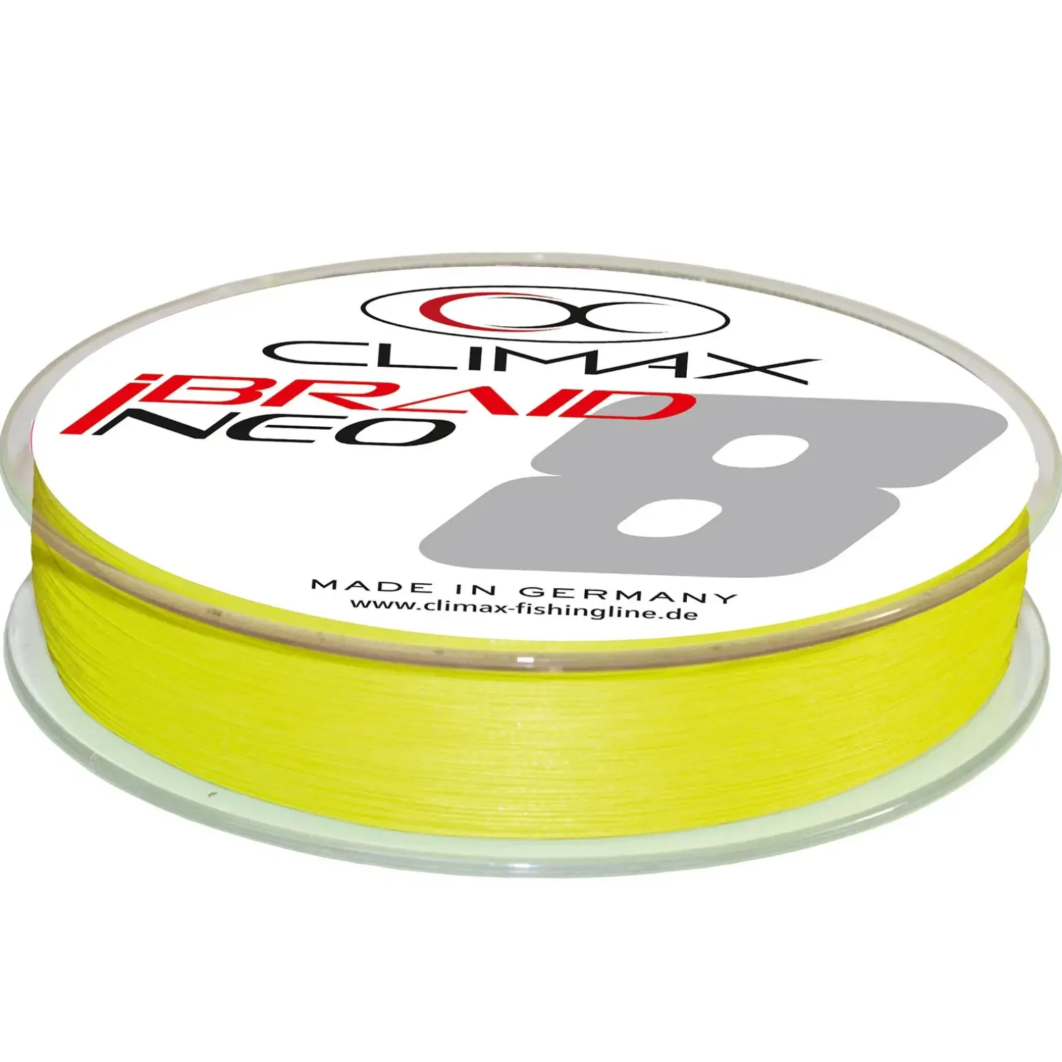 Climax iBraid NEO 135m 0,20mm gelb (non UV) Geflochtene Angelschnur