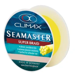 Climax Seamaster Braid 0,25mm Gelb Geflochtene Schnur Meterware