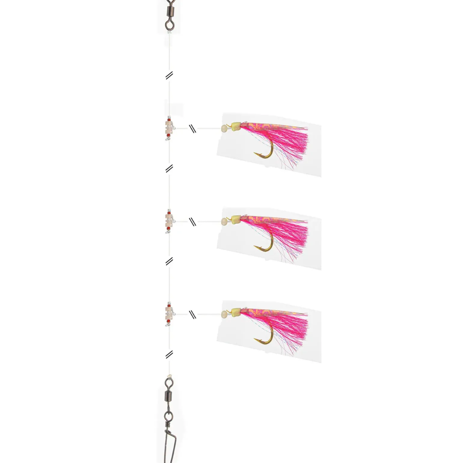 Daiwa Grand Wave Dorsch & Köhler-Vorfach mit Fischhaut No.1