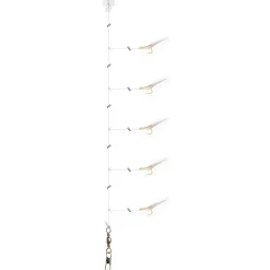 Daiwa Grand Wave Herings-Vorfach Glow mit Fischhaut Gr 10