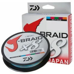 Daiwa J-Braid X8 0.22mm-300m Multi-Color Geflochtene Schnur
