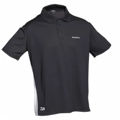 Daiwa Poloshirt schwarz/weiß XXL