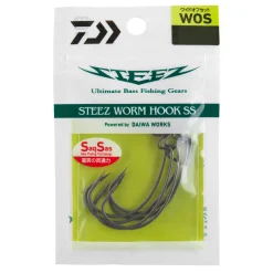 Daiwa Steez Worm Hook Wide Offset #3/0 Einzelhaken