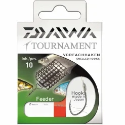 Daiwa Tournament Feederhaken Gr.10 Gebundene Feeder-Vorfachhaken