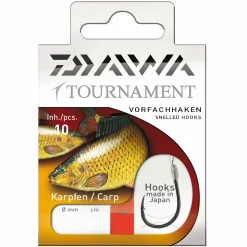 Daiwa Tournament Karpfenhaken Gr.4 Gebundene Karpfen-Vorfachhaken