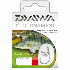 Daiwa Tournament Zanderhaken Gr.1 Gebundene Vorfachhaken