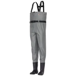 DAM Nylon Chest Waders 46/47 Light Grey Wathose