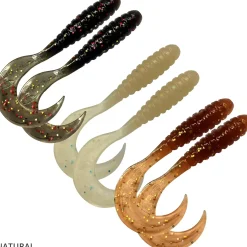 Dieter Eisele Twister Wirbelwind Set 8cm 6 Stk Natural Meeres Gummiköder Sortiment