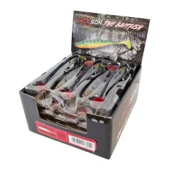 20er Sparpack Gummifische Jackson The Baitfish 12 cm Silver