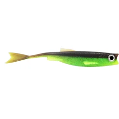 Fishing Ghost RenkyShad VTL 20cm Choco Chartreuse Gummifisch