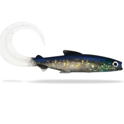FishingGhost Renky Shad CRL 35cm Curly Tail Blue Saphire Gummifisch