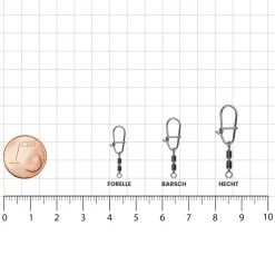 Fishing-King Tackle Hecht Duolock Snap + Double Swivel