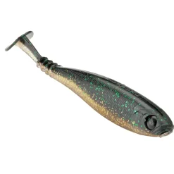 Fishing-King Tackle Pure Slim Shad 7,5cm Midnight Black Gummifisch