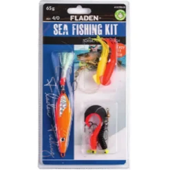 Fladen komplett Set Dorschblinker 90g + 2 Dorschpaternoster Dorsch Köder