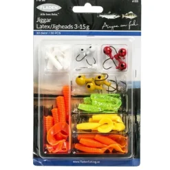 Fladen Premium Twister Set 8,0cm 3,0-15,0g 30 Teile Angelset