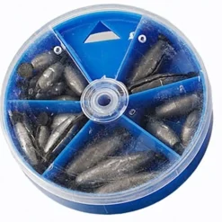 Fladen Rubbersinker mit Innengummi Set bleifrei 5 Gewichte – Alternative zu Bleioliven