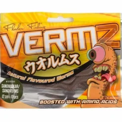 Fladen Vermz Sandwurm Imitation 12cm 10 Stück Natural Brown