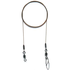 Flexonit MS Vorfach AF New Snap/Swivel 0,20mm 2Stk. 50cm Stahlvorfach