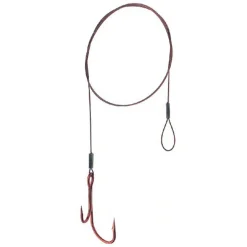 flexonit VMC Ryderhaken 9402 0,20mm/4,5kg/60cm rot Gr. 4 Stahlvorfach