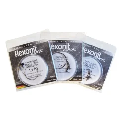 Flexonit Vorfach AFNW-BKK 1 x 19 Swivel/Snap 0,20mm 2Stück 30cm  Stahlvorfach