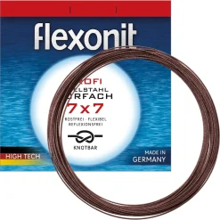 flexonit 7x7 Meterware 0,36mm/11,5kg/4m Stahlvorfach