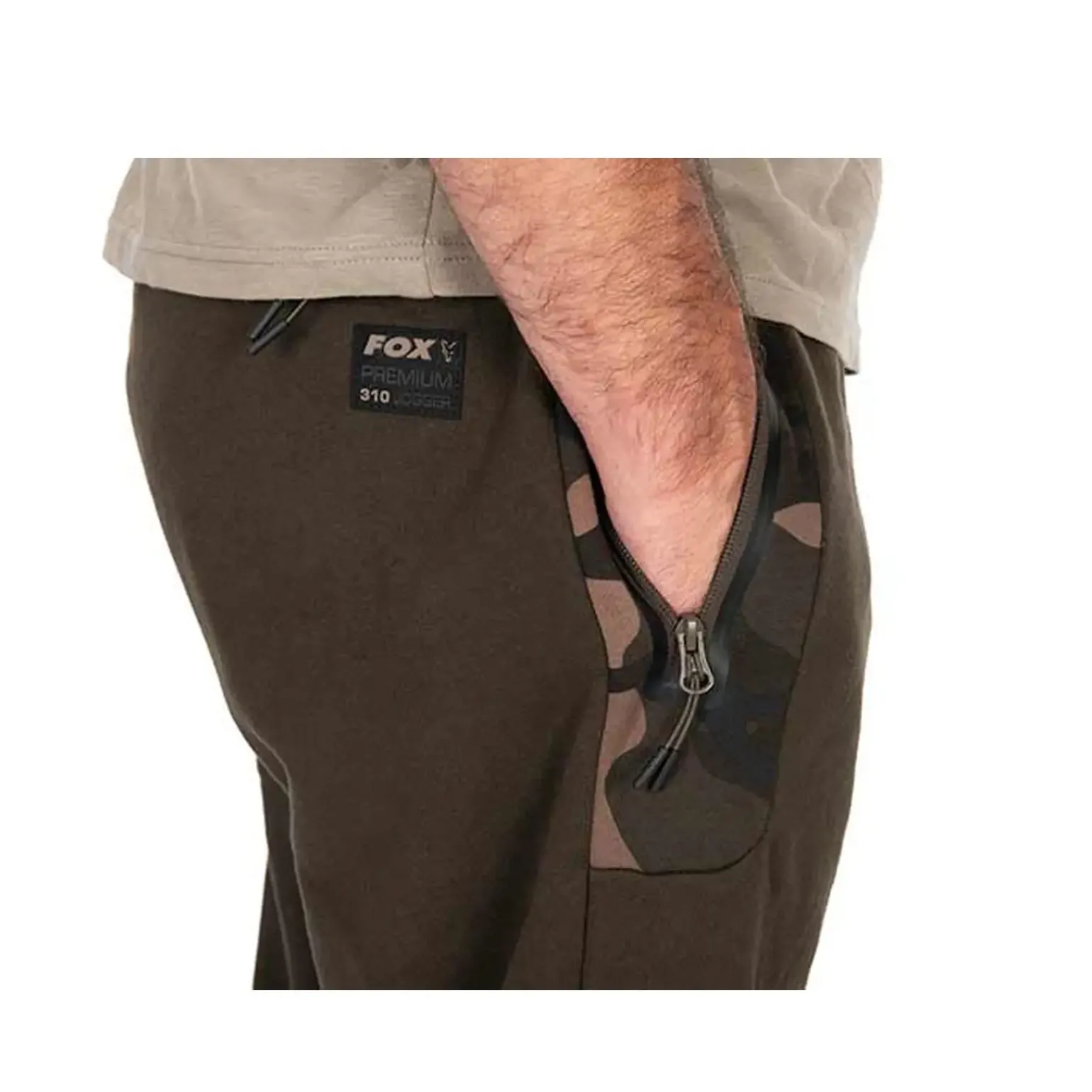 Fox 310 Joggers Khaki/Camo premium - M Jogginghose
