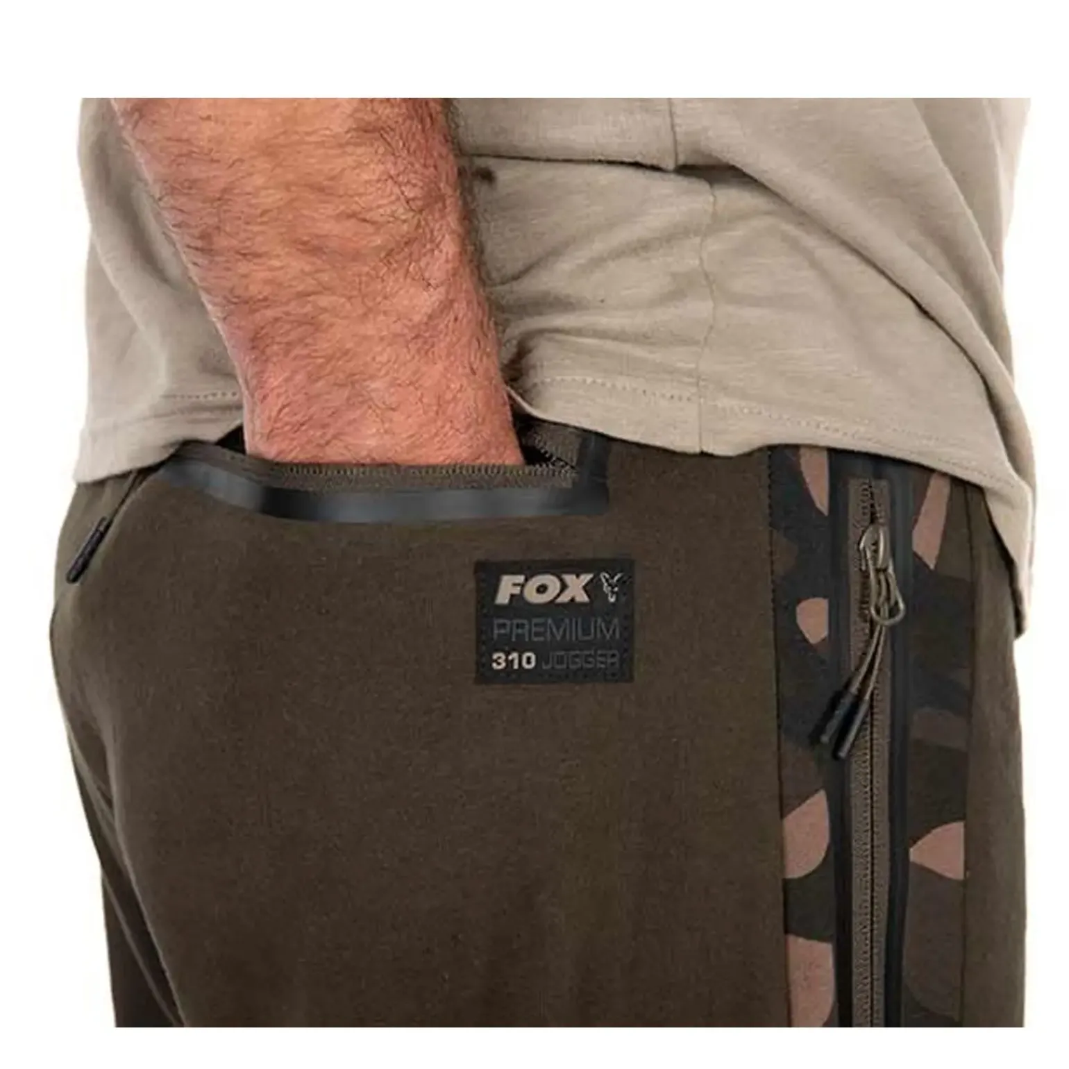 Fox 310 Joggers Khaki/Camo premium - M Jogginghose