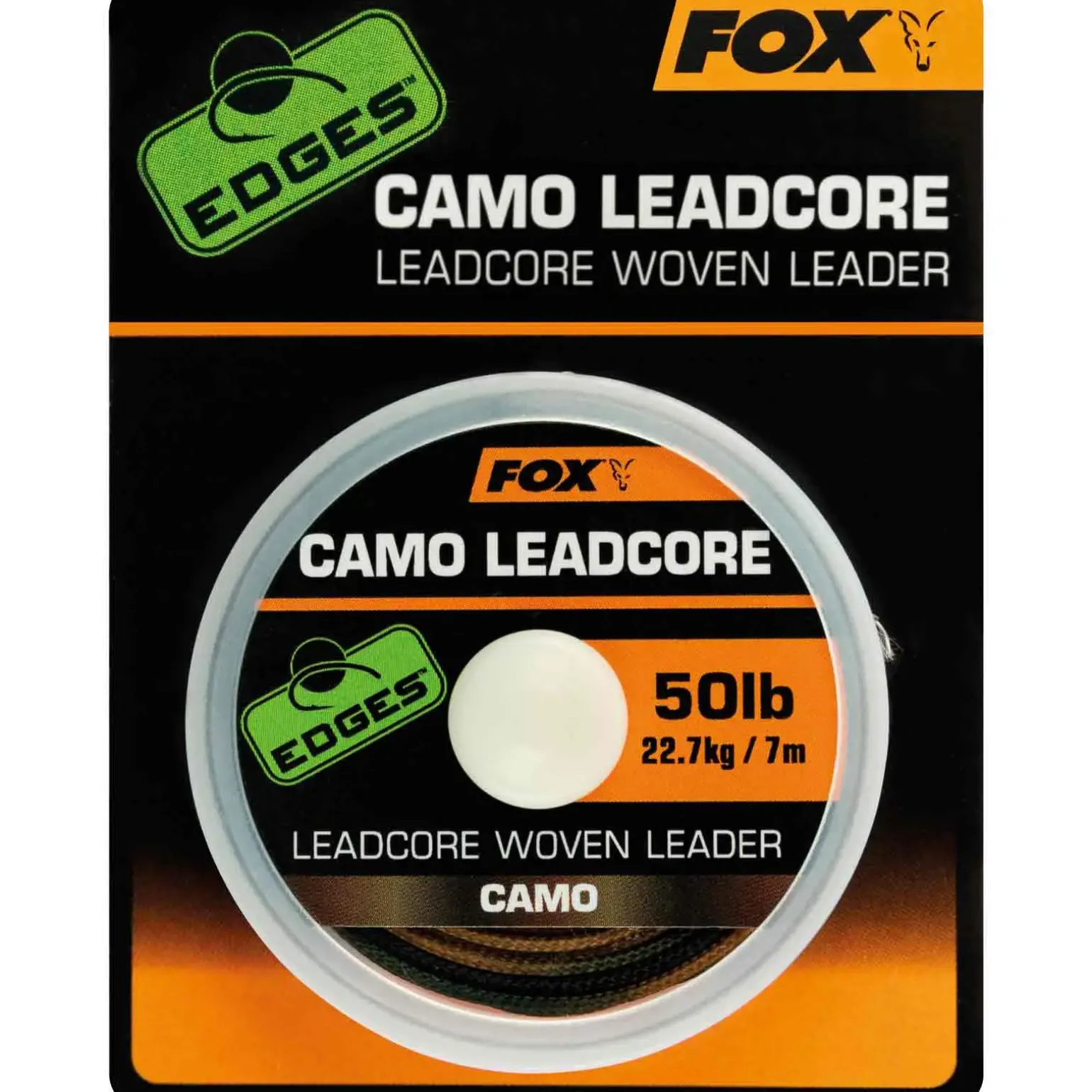 Fox Camo Leadcore Woven 50lb 7m Vorfachmaterial