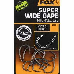 Fox Edges Armapoint Super Wide Gape (inturned eye) - Size 4 Karpfenhaken