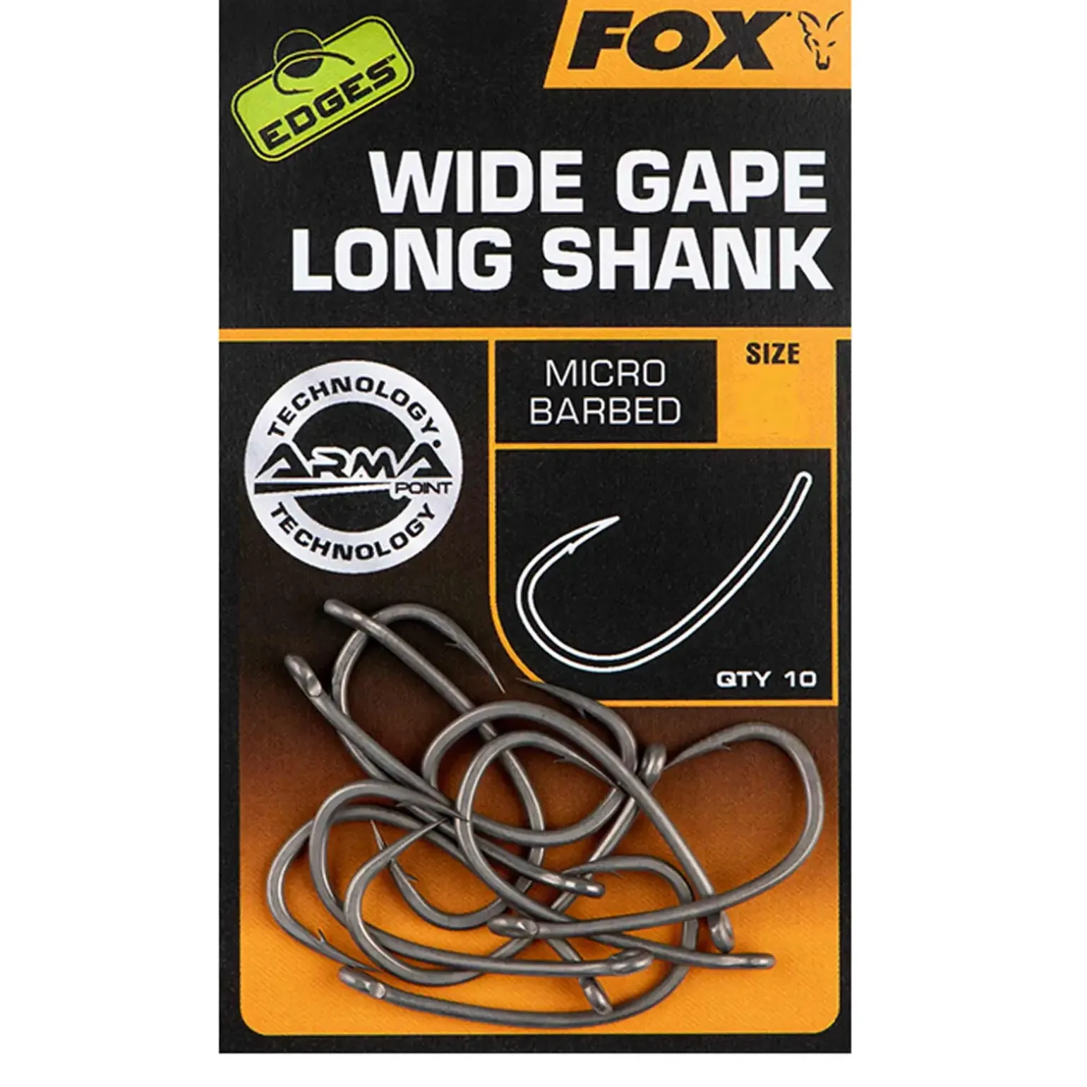 Fox Edges Armapoint Super Wide Gape Long shank - Size 5