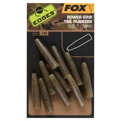 Fox Edges Camo Powergrip tail rubbers size 7x 10pcs Karpfenzubehör