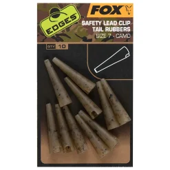Fox Edges Camo Size 7 lead clip tail rubbers Karpfenzubehör