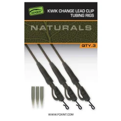 Fox Edges Kwik Change lead clip Tubing Rigs Karpfen-Zubehör